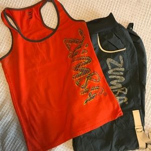 Zumba Cargo Pants and Racerback Tank